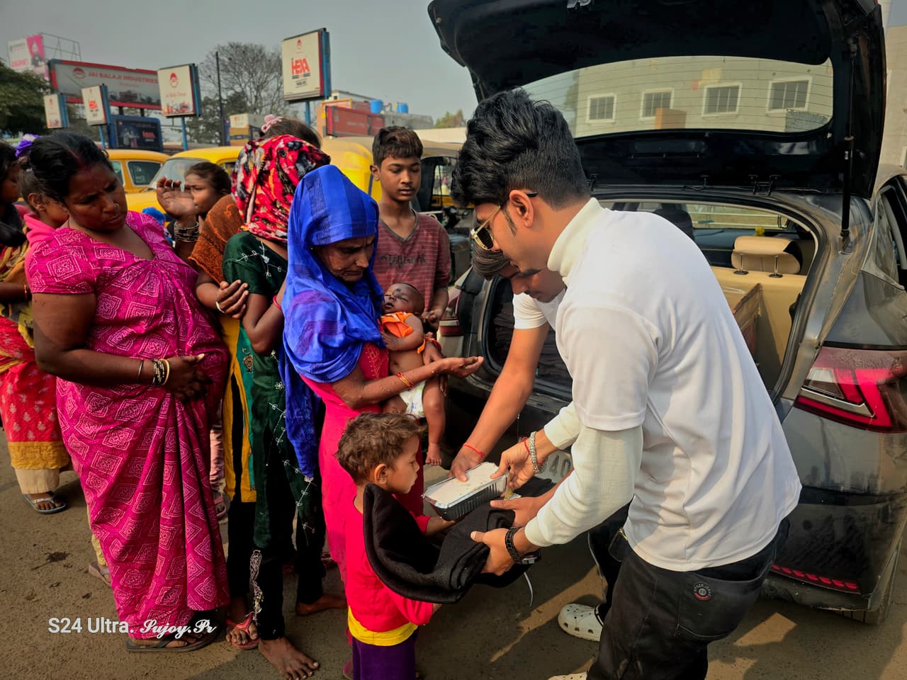 120 Army village and children support in India