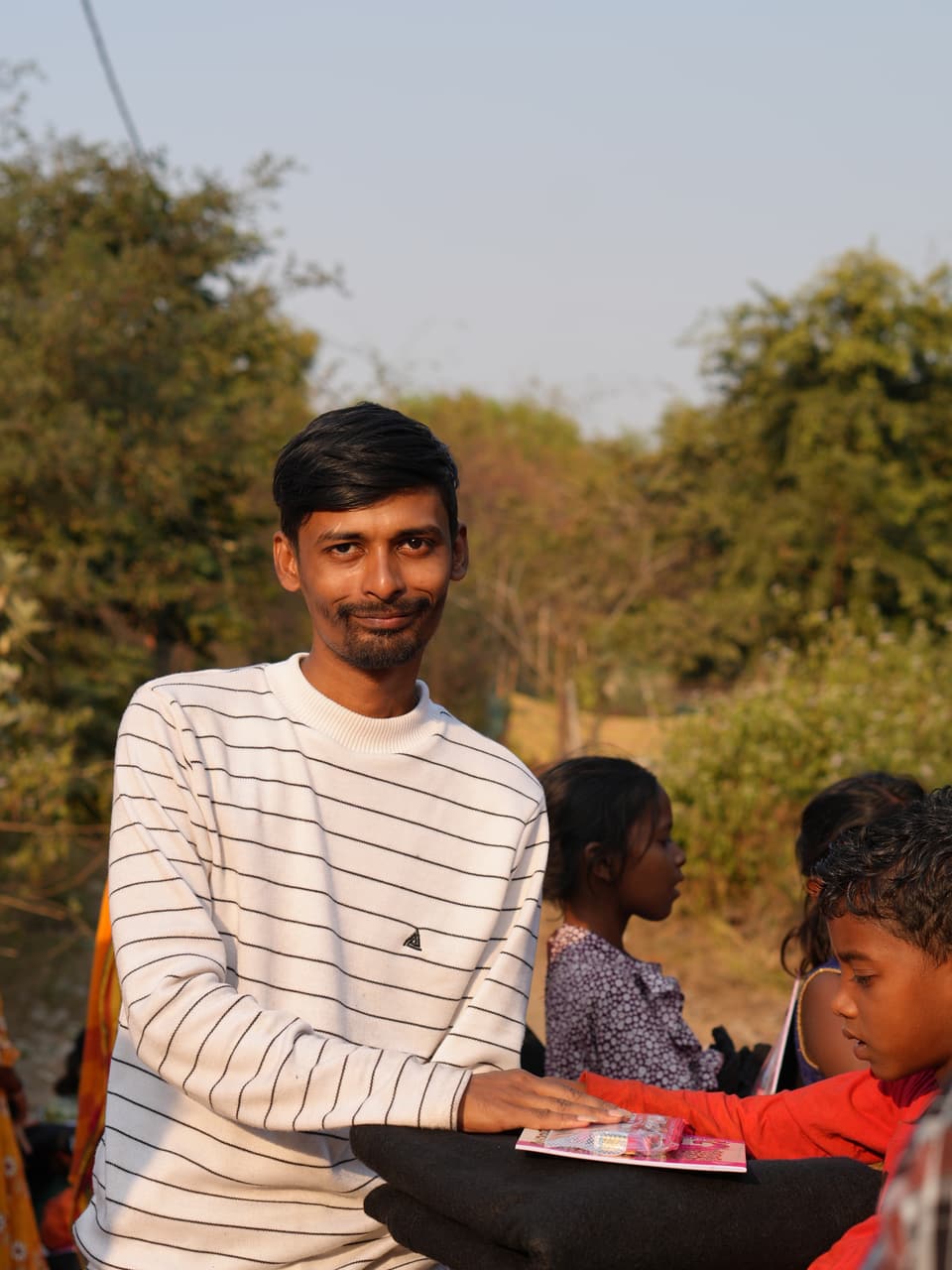 120 Army village and children support in India
