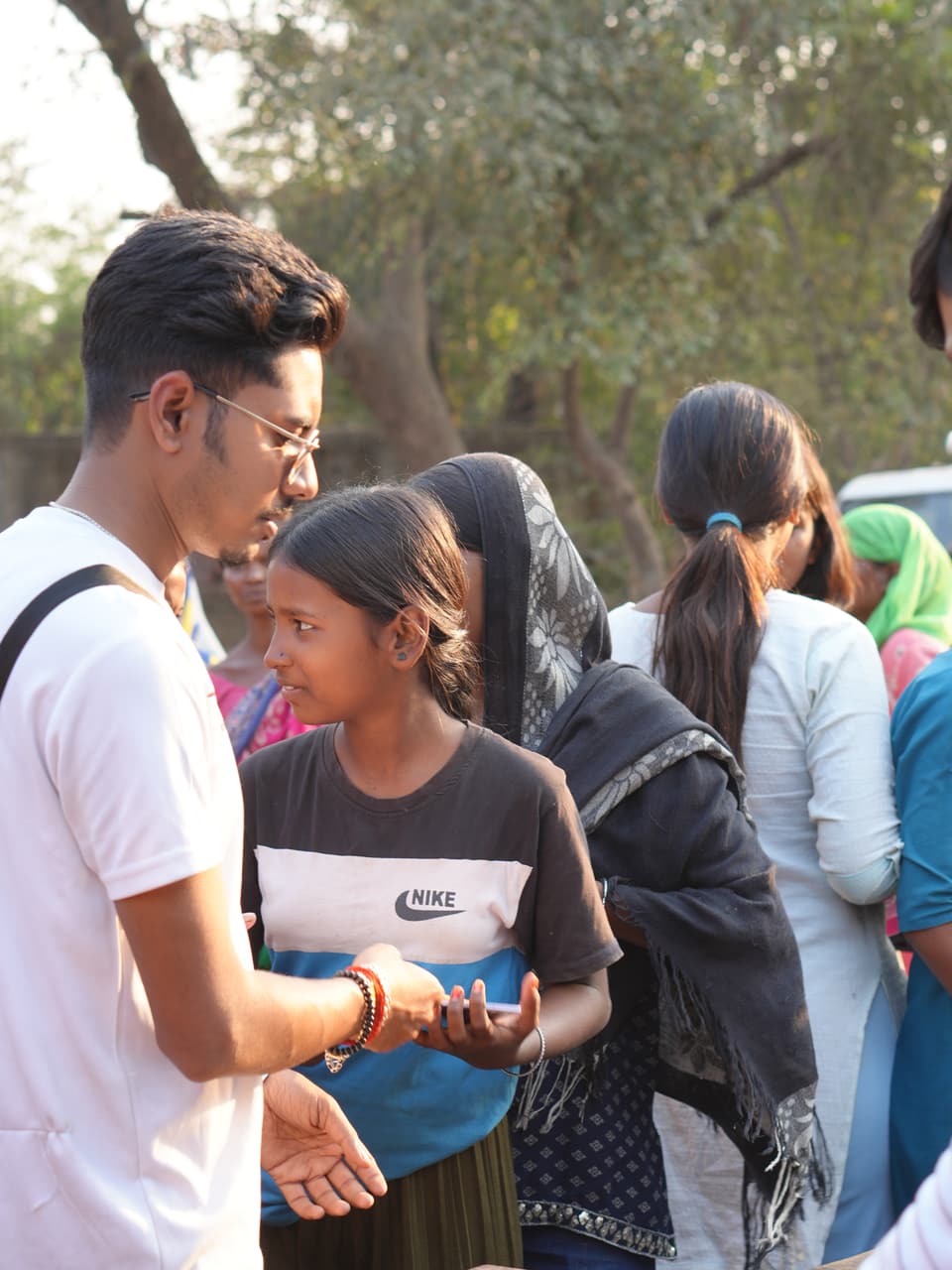 120 Army village and children support in India